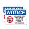 Signmission This Area Is Scent Free For Sign With Symbol, 5 in W x Rectangle, Vinyl Decal OS-2PACK-NS-D-35-L-18589 - alternate 1